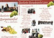 Burgwinzerfest auf Burg Querfurt 2014